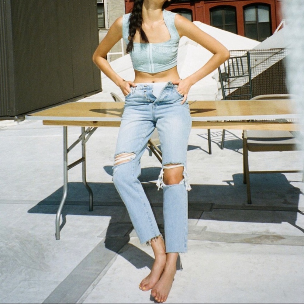 BDG High-Waisted Slim Straight Jean